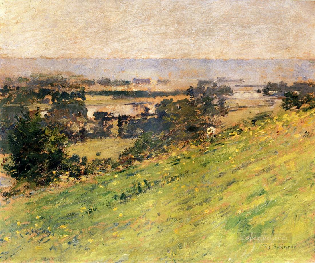 View of the Seine Theodore Robinson Oil Paintings
